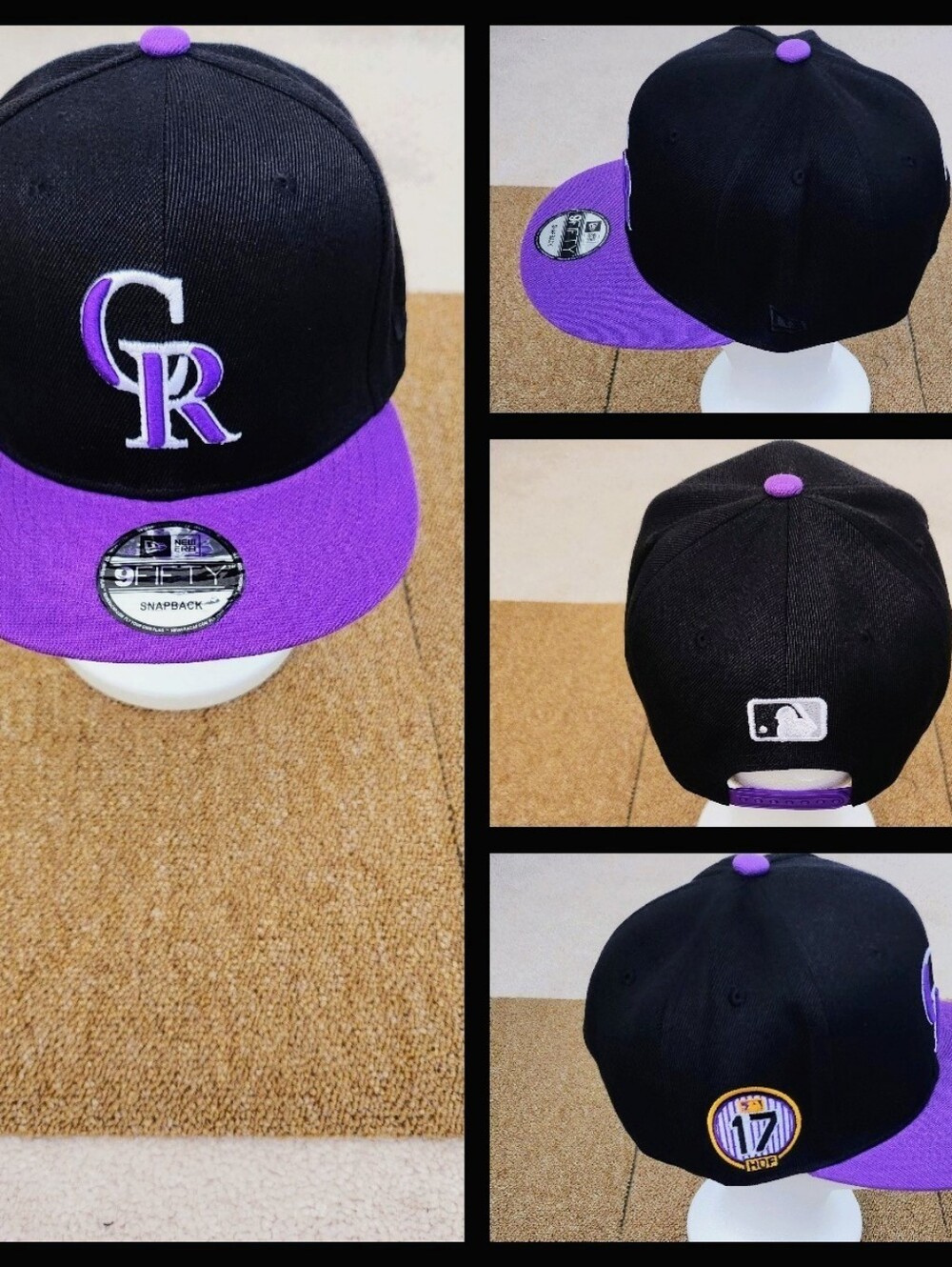 COLORADO ROCKIES MLB BASEBALL SNAPBACK HAT.